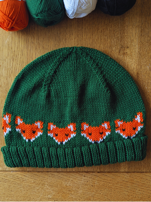 Fox Motif Hat