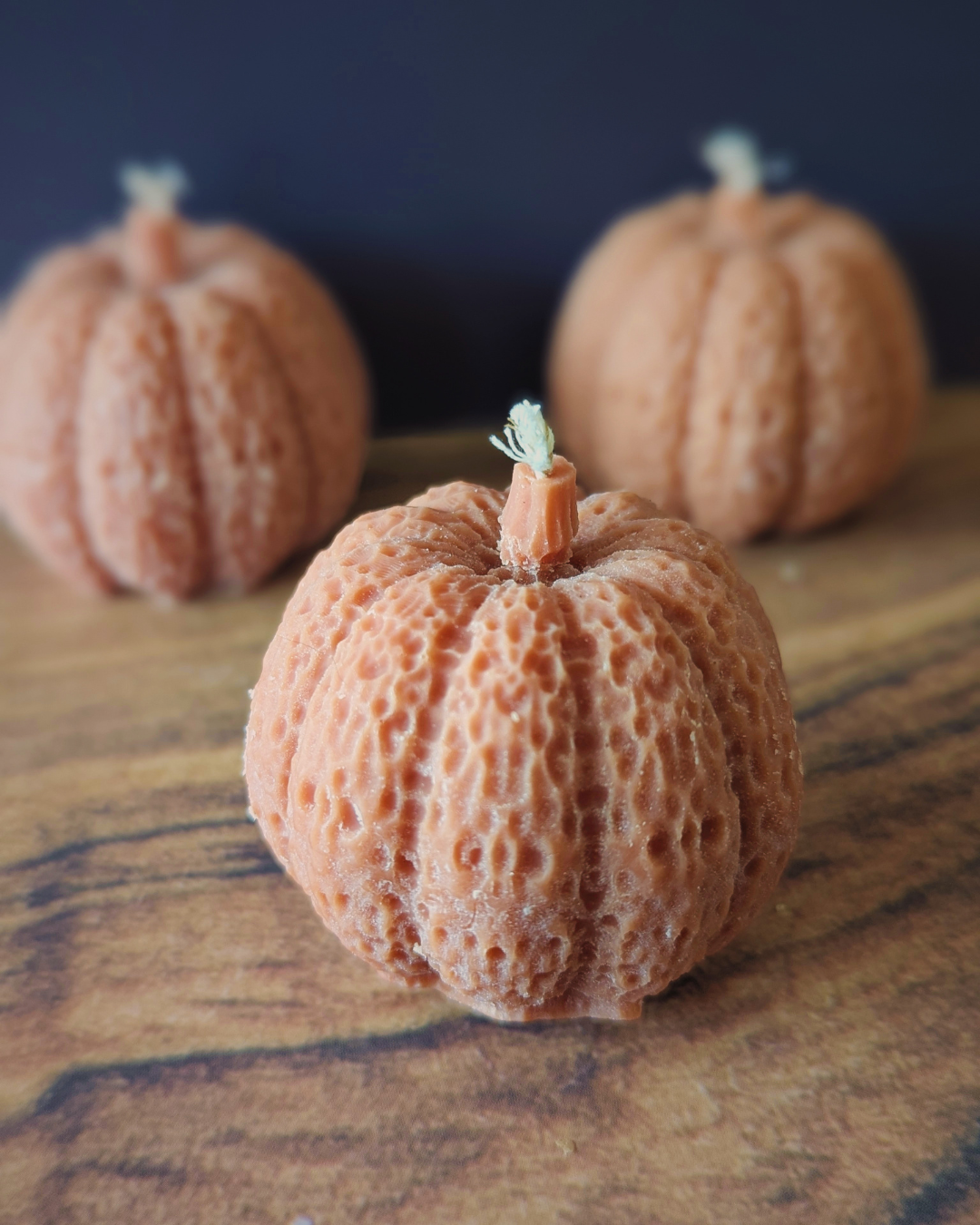 Pumpkin Shaped Candle